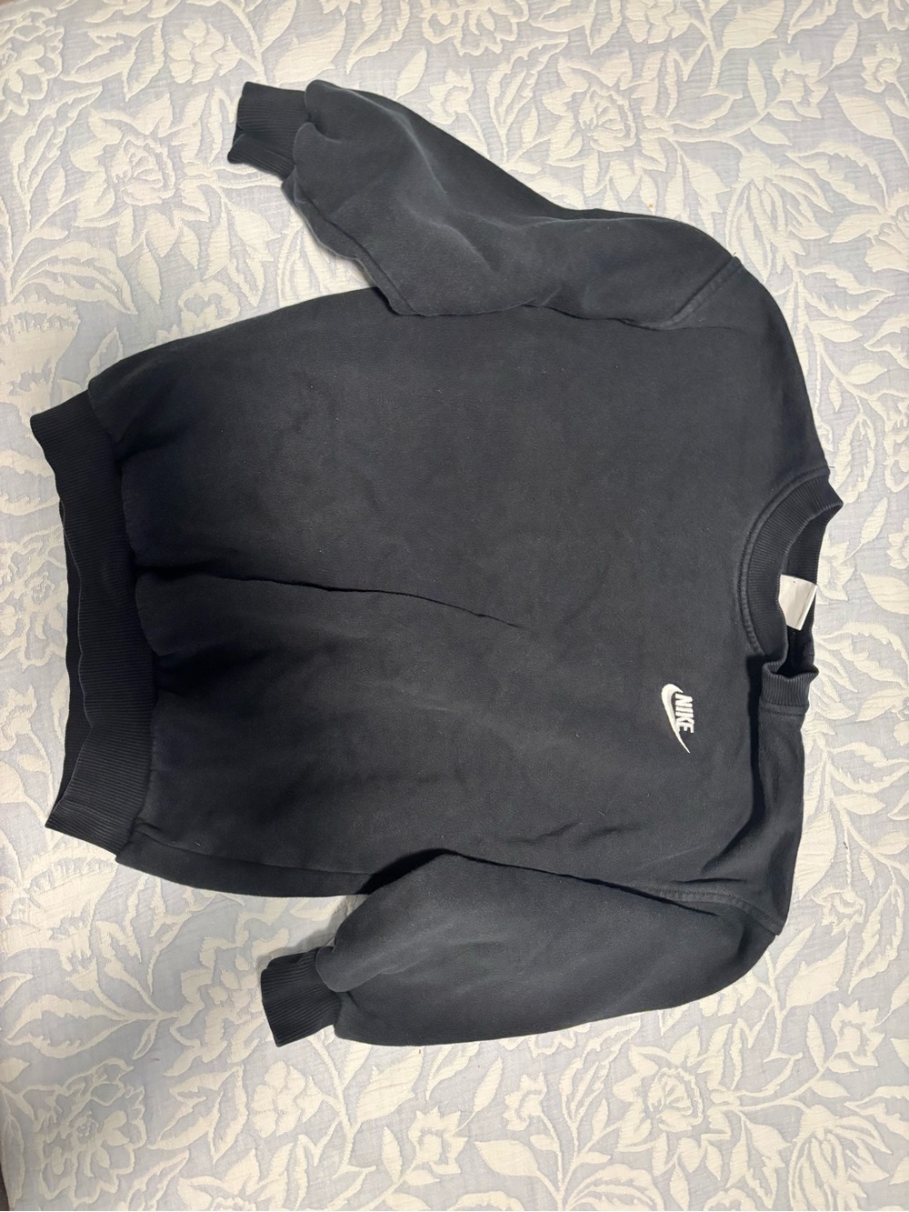 Nike Black Sweatshirt with White Swoosh